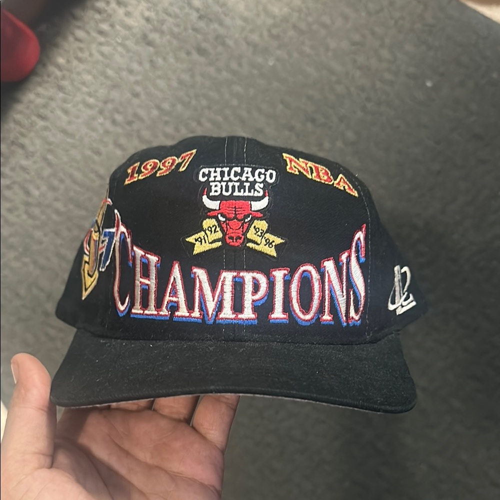 Chicago Bulls 1997 NBA Champions Cap